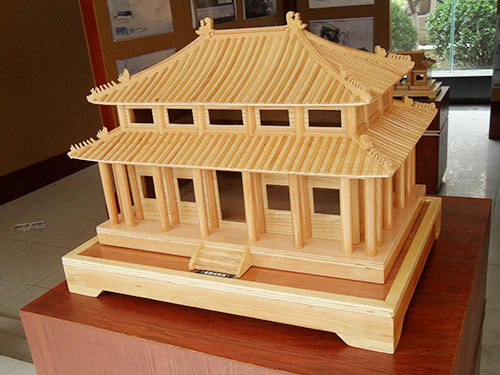 大學生用建（jiàn）築模型詮釋自然之美